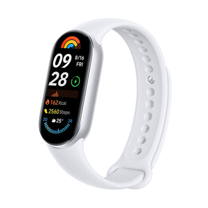 Original Xiaomi Smart Band 9 1.62 inch AMOLED Screen 5ATM Waterproof Smart Watch, Support Blood Oxygen / Heart Rate Monitor (Silver) - Wearable Devices by Xiaomi | Online Shopping UK | buy2fix