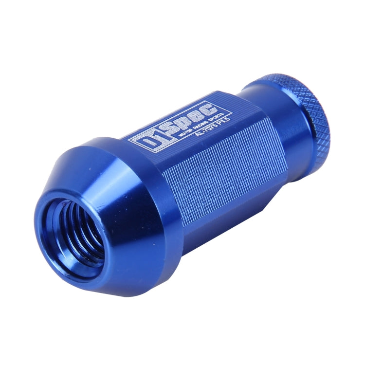 20 in 1 D1 Spec P1.5 M12x1.25 Racing Wheel Nut, Length: 40mm (Blue) - Nuts & Bolts by buy2fix | Online Shopping UK | buy2fix