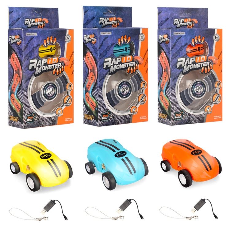 S618 360 Degree Rotary Mini High Speed Laser Pocket Car Racing Model Vehicle Toy(Blue) - RC Cars by buy2fix | Online Shopping UK | buy2fix