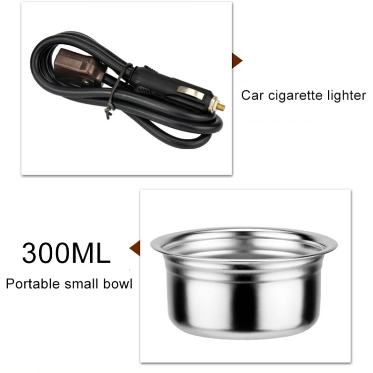 Universal DC 24V Stainless Steel Car Electric Kettle Heated Mug Heating Cup with Charger Cigarette Lighter for Car and Family, Capacity: 1000ML - Heating Cups by buy2fix | Online Shopping UK | buy2fix