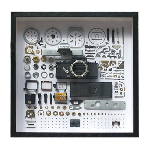 Non-Working Display 3D Mechanical Film Camera Square Photo Frame Mounting Disassemble Specimen Frame, Model: Style 5, Random Camera Model Delivery - Camera Model by buy2fix | Online Shopping UK | buy2fix