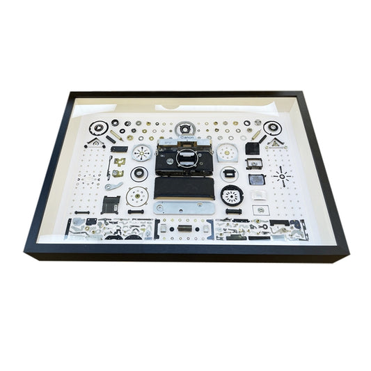 Non-Working Display 3D Mechanical Film Camera Rectangle Photo Frame Mounting Disassemble Specimen Frame, Model: Style 7, Random Camera Model Delivery - Camera Model by buy2fix | Online Shopping UK | buy2fix