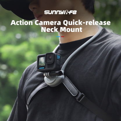 Sunnylife POV Neck Mount Hand Free Video Vlog Neck Selfie Holder with Body Strap (Grey) - Holder by Sunnylife | Online Shopping UK | buy2fix