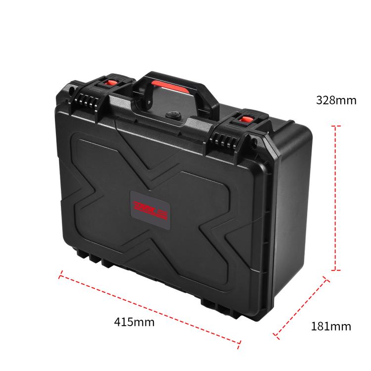 STARTRC Waterproof PP Suitcase Storage Box for Canon / Fujifilm / Nikon 1 Camera 2 Lenses (Black) - Cases & Bags by STARTRC | Online Shopping UK | buy2fix