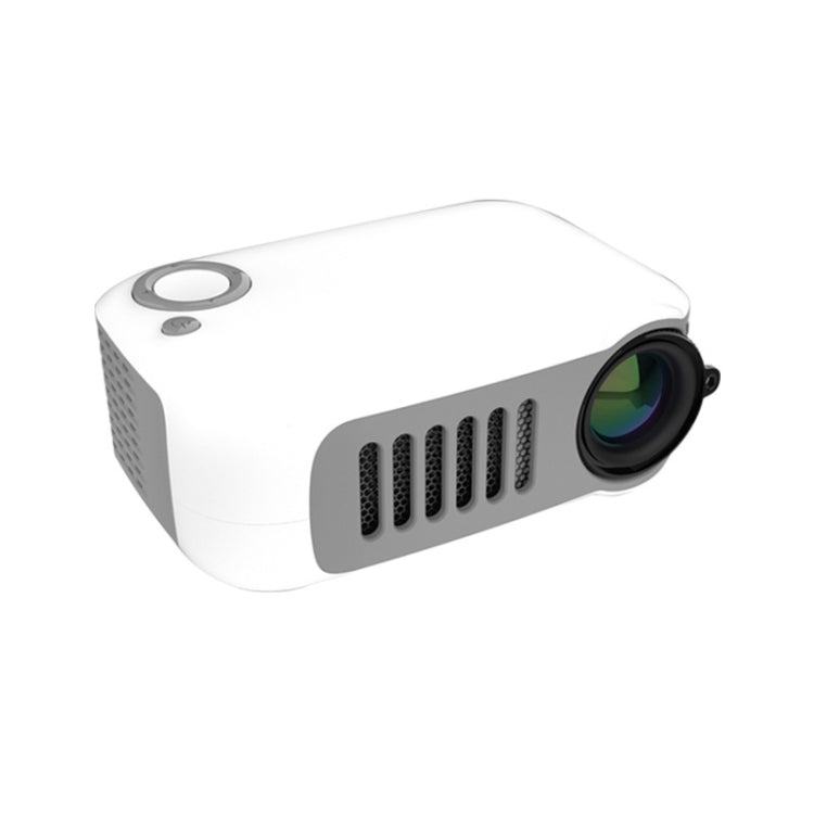 A2000 1080P Mini Portable Smart Projector Children Projector, AU Plug(White Grey) - Mini Projector by buy2fix | Online Shopping UK | buy2fix