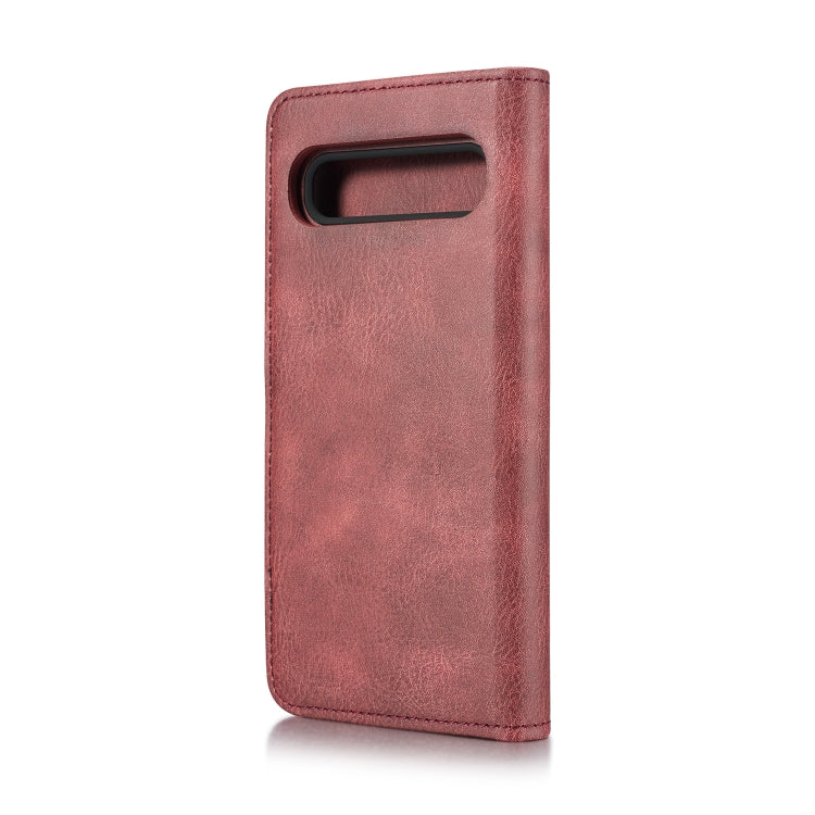 DG.MING Crazy Horse Texture Flip Detachable Magnetic Leather Case with Holder & Card Slots & Wallet for Galaxy S10 5G(Red) - Galaxy Phone Cases by DG.MING | Online Shopping UK | buy2fix