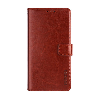 For Lenovo K12 Pro idewei Crazy Horse Texture Horizontal Flip Leather Case with Holder & Card Slots & Wallet(Brown) - Lenovo by idewei | Online Shopping UK | buy2fix