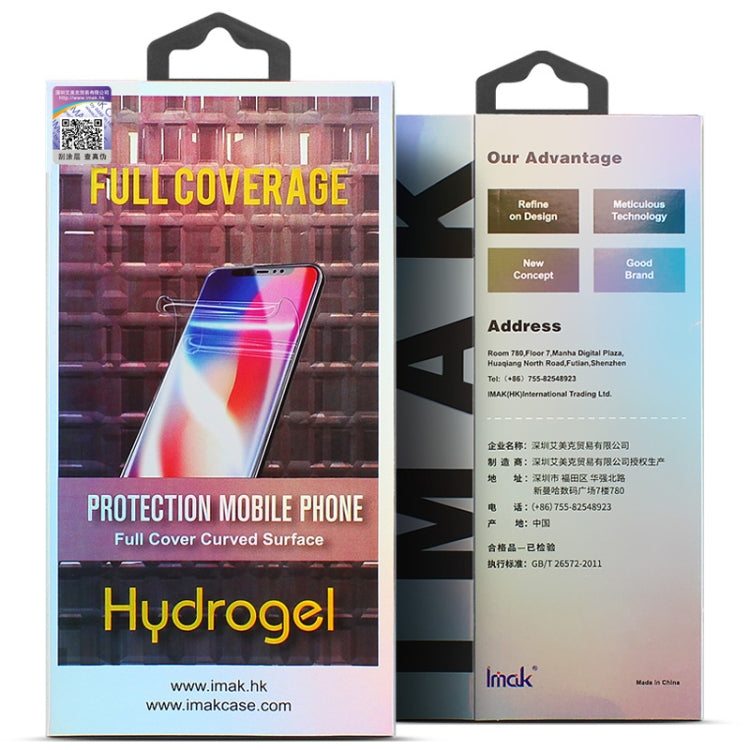 For Samsung Galaxy S21 Plus 5G 2 PCS IMAK 0.15mm Curved Full Screen Protector Hydrogel Film Back Protector - Galaxy Tempered Glass by imak | Online Shopping UK | buy2fix