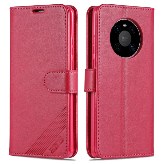 For Huawei Mate 40 Pro AZNS Sheepskin Texture Horizontal Flip Leather Case with Holder & Card Slots & Wallet(Red) - Huawei Cases by AZNS | Online Shopping UK | buy2fix