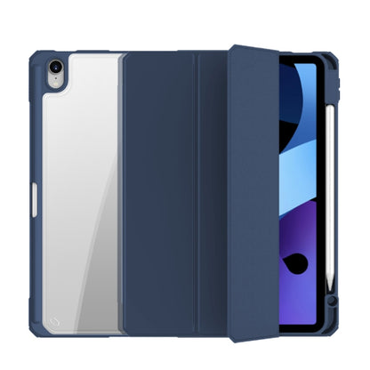 Mutural Pinyue Series PC + TPU Horizontal Flip Leather Case with Holder & Pen Slot & Sleep / Wake-up Function For iPad Air 2022 / 2020 10.9(Blue) - iPad Air (2022) / (2020) 10.9 Cases by Mutural | Online Shopping UK | buy2fix