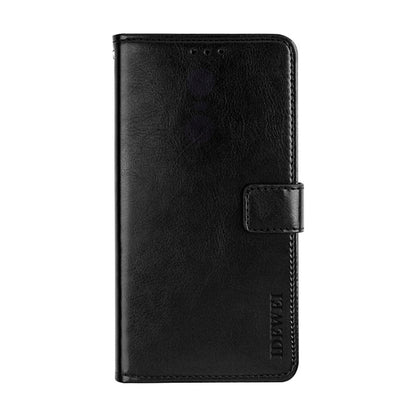 For Motorola Moto G30 idewei Crazy Horse Texture Horizontal Flip Leather Case with Holder & Card Slots & Wallet(Black) - Motorola Cases by idewei | Online Shopping UK | buy2fix