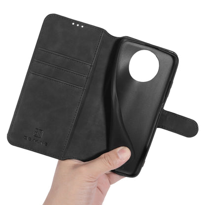 For Xiaomi Redmi Note 9 5G DG.MING Retro Oil Side Horizontal Flip Leather Case with Holder & Card Slots & Wallet(Black) - Xiaomi Cases by DG.MING | Online Shopping UK | buy2fix