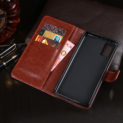 For ZTE Blade A71 idewei Crazy Horse Texture Horizontal Flip Leather Case with Holder & Card Slots & Wallet(Red) - ZTE Cases by idewei | Online Shopping UK | buy2fix