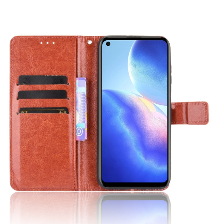 For Blackview A90 Crazy Horse Texture Horizontal Flip Leather Case with Holder & Card Slots & Lanyard(Brown) - More Brand by buy2fix | Online Shopping UK | buy2fix