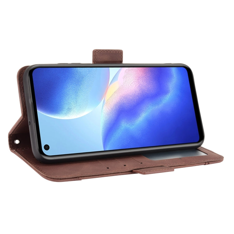 For Blackview A90 Skin Feel Calf Pattern Horizontal Flip Leather Case with Holder & Card Slots & Photo Frame(Brown) - More Brand by buy2fix | Online Shopping UK | buy2fix