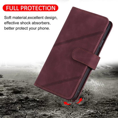 For Huawei P30 Pro Skin Feel Business Horizontal Flip PU Leather Case with Holder & Multi-Card Slots & Wallet & Lanyard & Photo Frame(Red) - Huawei Cases by buy2fix | Online Shopping UK | buy2fix