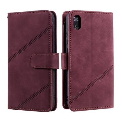 For Xiaomi Redmi 7A Skin Feel Business Horizontal Flip PU Leather Case with Holder & Multi-Card Slots & Wallet & Lanyard & Photo Frame(Red) - Xiaomi Cases by buy2fix | Online Shopping UK | buy2fix