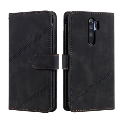 For Xiaomi Redmi Note 8 Pro Skin Feel Business Horizontal Flip PU Leather Case with Holder & Multi-Card Slots & Wallet & Lanyard & Photo Frame(Black) - Xiaomi Cases by buy2fix | Online Shopping UK | buy2fix