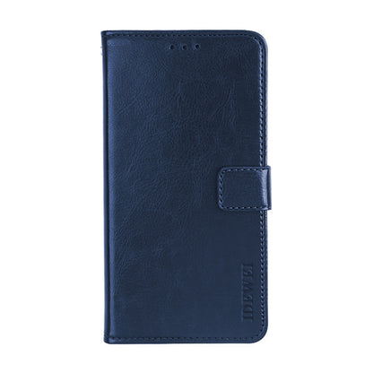 For Alcatel 1 2021 idewei Crazy Horse Texture Horizontal Flip Leather Case with Holder & Card Slots & Wallet(Blue) - More Brand by idewei | Online Shopping UK | buy2fix