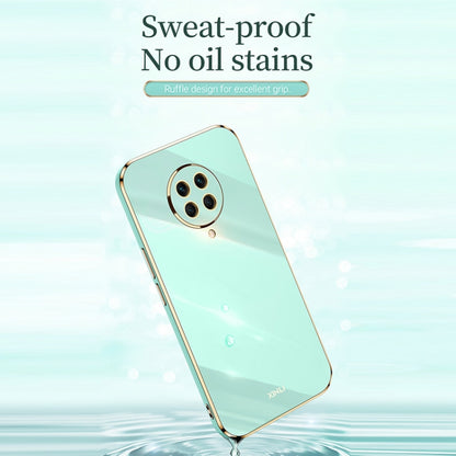 For Xiaomi Redmi K30 Pro XINLI Straight Edge 6D Electroplate TPU Phone Case(Black) - Xiaomi Cases by XINLI | Online Shopping UK | buy2fix