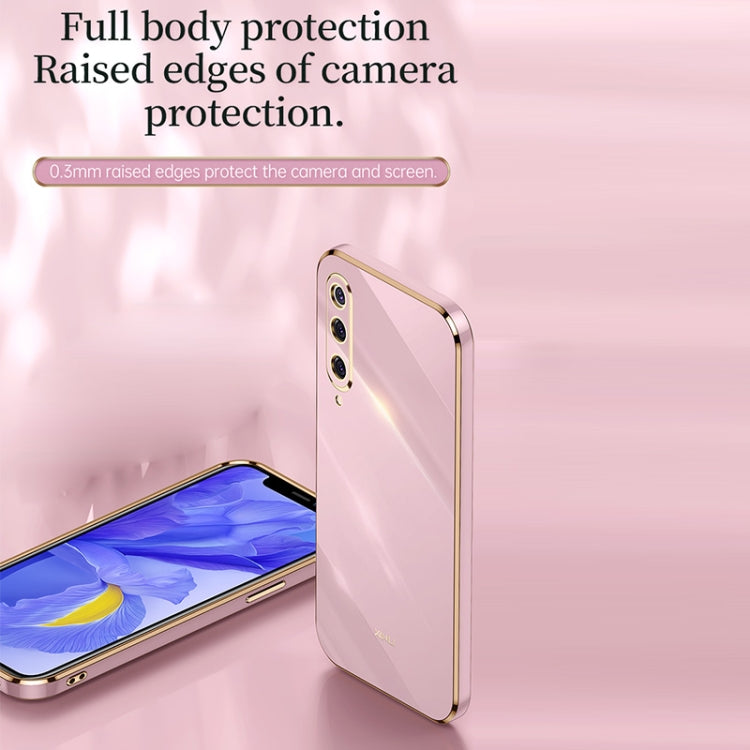 For Xiaomi Mi 9 XINLI Straight 6D Plating Gold Edge TPU Shockproof Case(Celestial Blue) - Xiaomi Cases by XINLI | Online Shopping UK | buy2fix