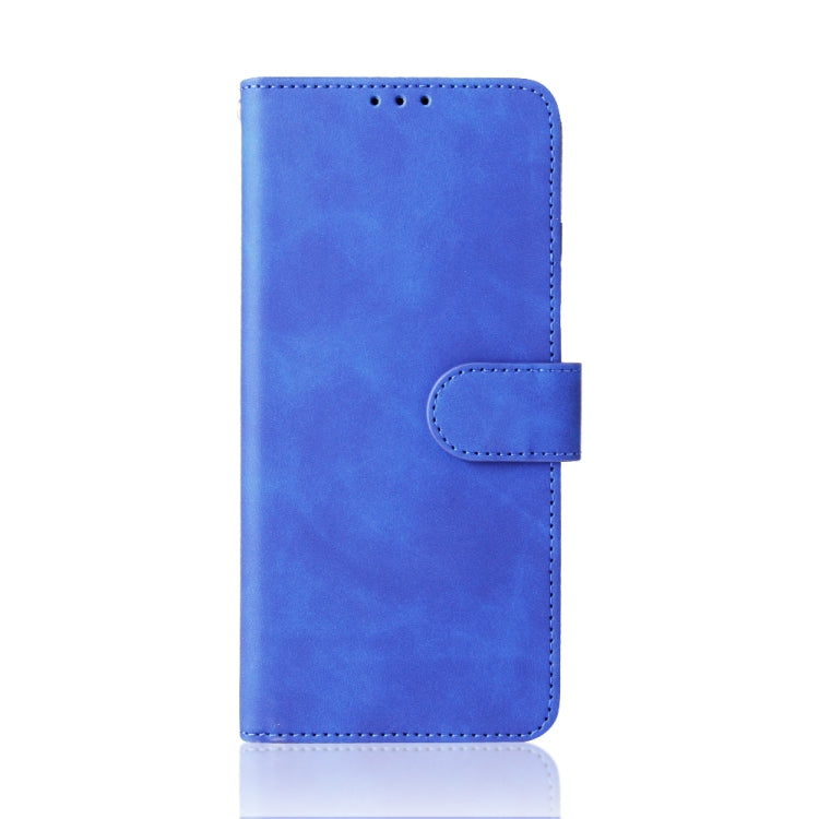 For Huawei P50 Pro Solid Color Skin Feel Magnetic Buckle Horizontal Flip Calf Texture PU Leather Case with Holder & Card Slots & Wallet(Blue) - Huawei Cases by buy2fix | Online Shopping UK | buy2fix