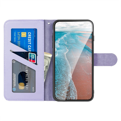 For Xiaomi Redmi Note 9 Sika Deer Embossing Pattern Horizontal Flip PU Leather Case with Holder & Card Slot & Wallet & Photo Frame(Purple) - Xiaomi Cases by buy2fix | Online Shopping UK | buy2fix