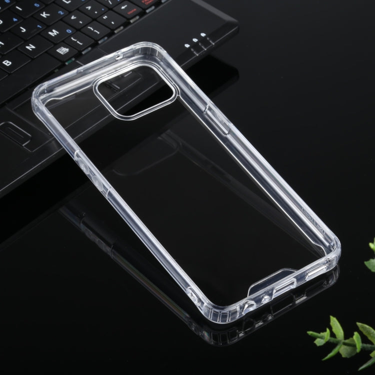 For OPPO Reno4 Lite / F17 Pro Four-corner Shockproof Transparent TPU + PC Protective Case - OPPO Cases by buy2fix | Online Shopping UK | buy2fix