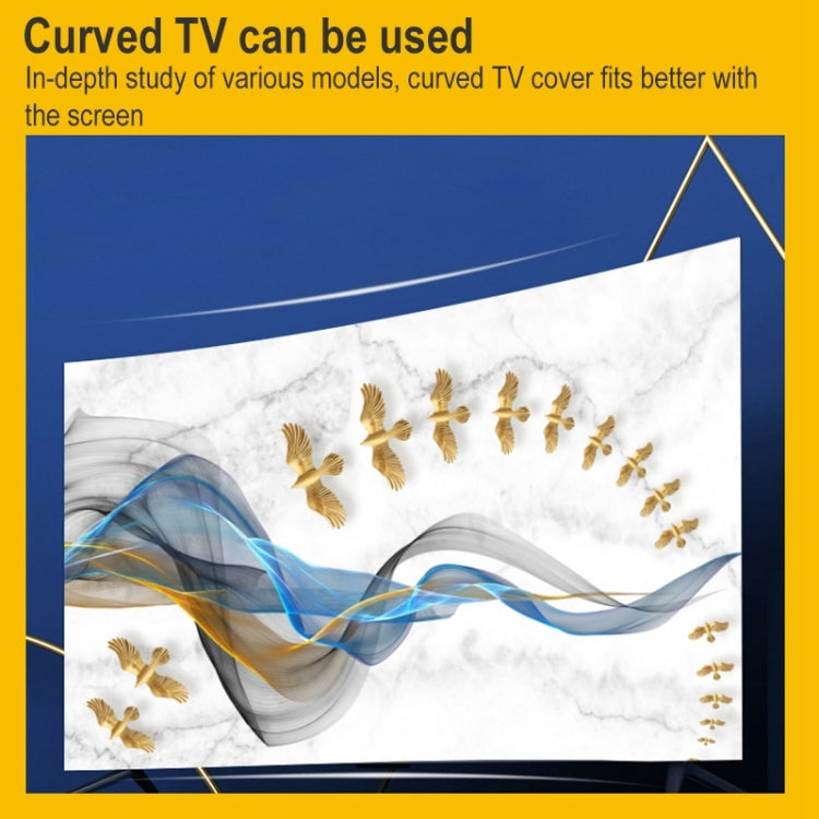 Household Cloth Dust-proof Cover for Television, Size:52 inch(Birds and Flowers) - Dust Covers by buy2fix | Online Shopping UK | buy2fix