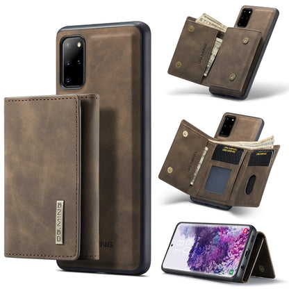 For Samsung Galaxy S20+ DG.MING M1 Series 3-Fold Multi Card Wallet  Back Cover Shockproof Case with Holder Function(Coffee) - Galaxy Phone Cases by DG.MING | Online Shopping UK | buy2fix