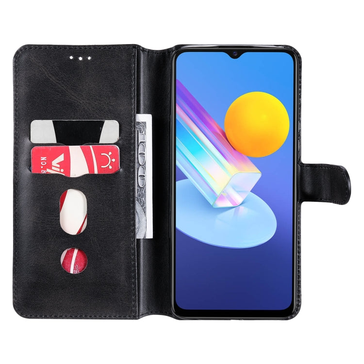 Classic Calf Texture PU + TPU Horizontal Flip Leather Case with Holder & Card Slots & Wallet For vivo Y72 5G(Black) - vivo Cases by buy2fix | Online Shopping UK | buy2fix