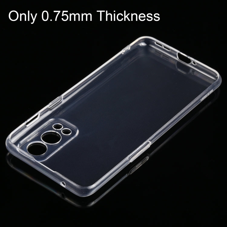 For OnePlus Nord 2 5G 0.75mm Ultra-thin Transparent TPU Soft Protective Case - OnePlus Cases by buy2fix | Online Shopping UK | buy2fix