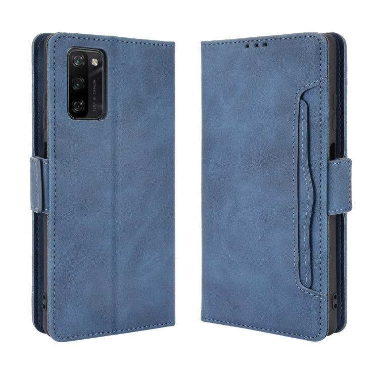 For Blackview A100 Skin Feel Calf Pattern Horizontal Flip Leather Case with Holder & Card Slots & Photo Frame(Blue) - More Brand by buy2fix | Online Shopping UK | buy2fix