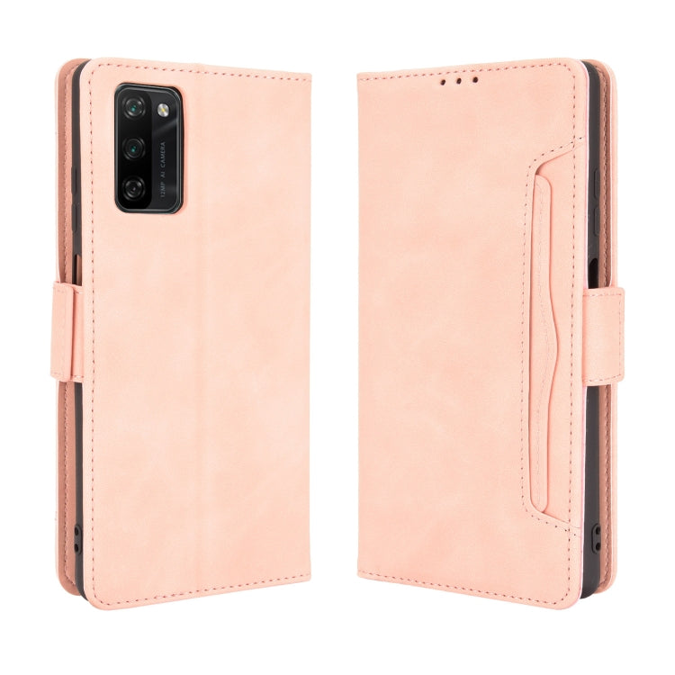 For Blackview A100 Skin Feel Calf Pattern Horizontal Flip Leather Case with Holder & Card Slots & Photo Frame(Pink) - More Brand by buy2fix | Online Shopping UK | buy2fix