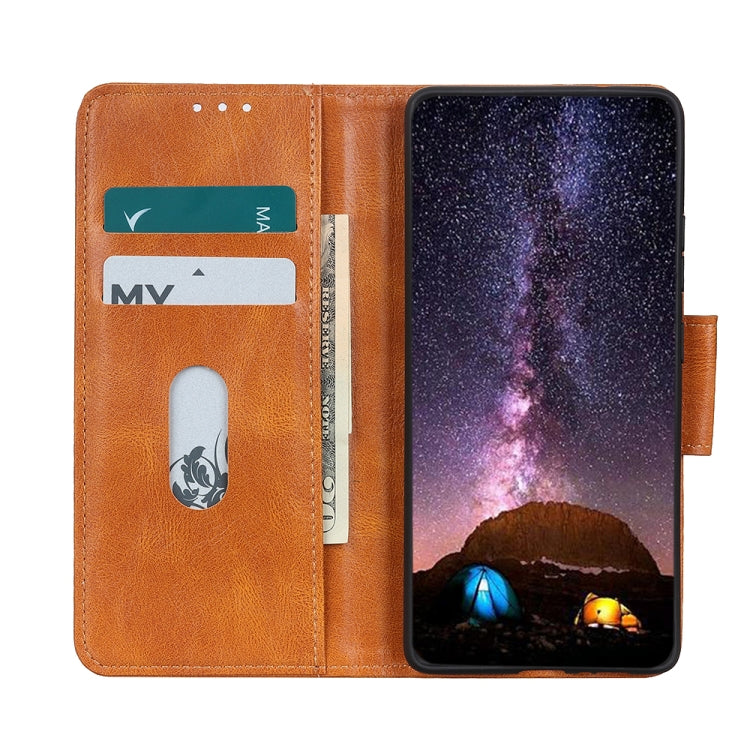 For Xiaomi Poco X3 GT Mirren Crazy Horse Texture Horizontal Flip Leather Case with Holder & Card Slots & Wallet(Brown) - Xiaomi Cases by buy2fix | Online Shopping UK | buy2fix