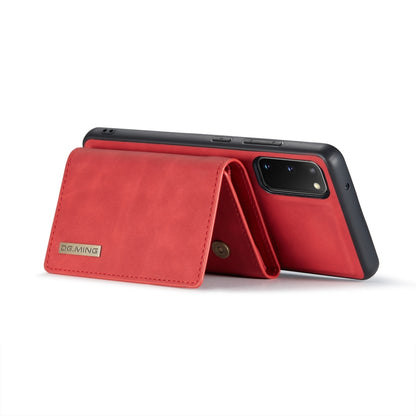 For Samsung Galaxy S20 DG.MING M1 Series 3-Fold Multi Card Wallet  Back Cover Shockproof Case with Holder Function(Red) - Galaxy Phone Cases by DG.MING | Online Shopping UK | buy2fix