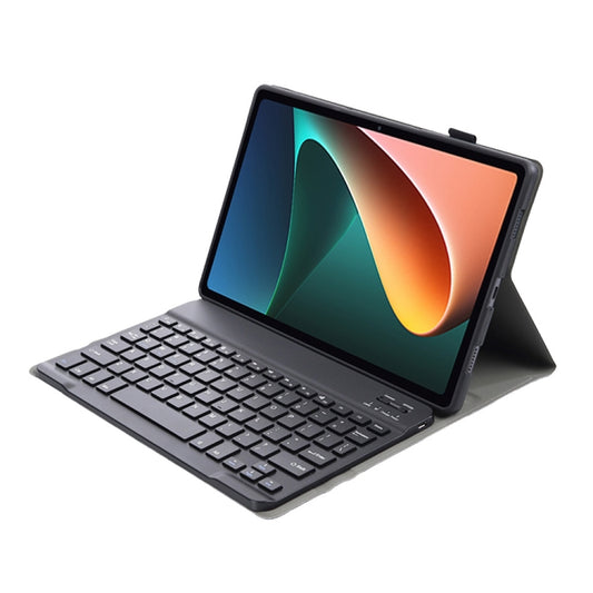 A0N5 Ultra-thin Detachable Lambskin Texture TPU Bluetooth Keyboard Leather Tablet Case with Holder For Xiaomi Pad 5 / 5 Pro(Black) - Others Keyboard by buy2fix | Online Shopping UK | buy2fix