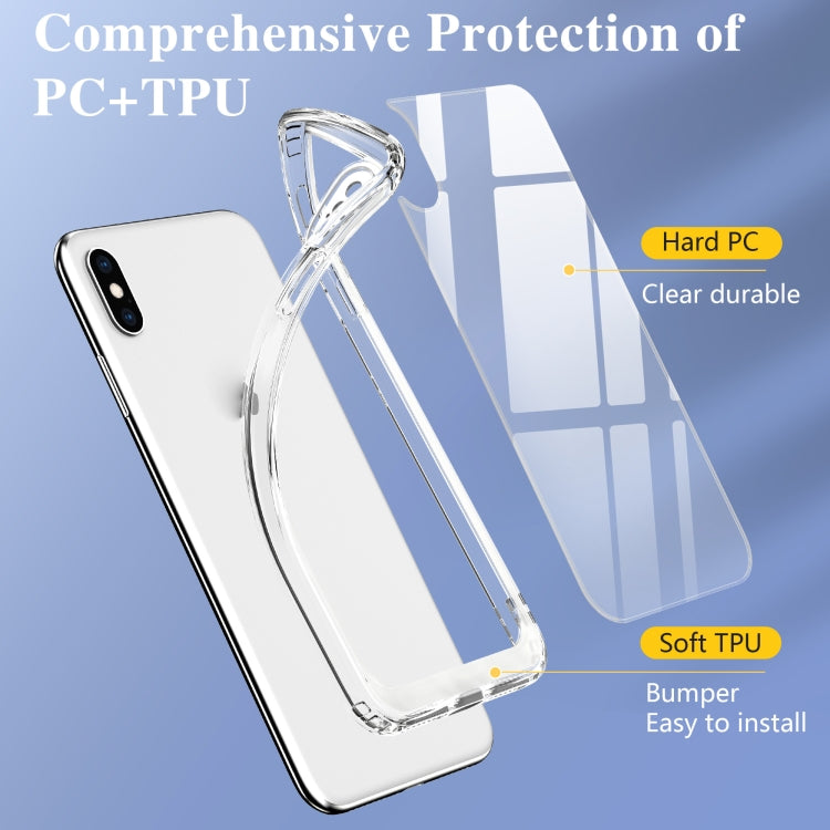 For iPhone X / XS Crystal Clear Shockproof PC + TPU Protective Case(Transparent) - More iPhone Cases by buy2fix | Online Shopping UK | buy2fix