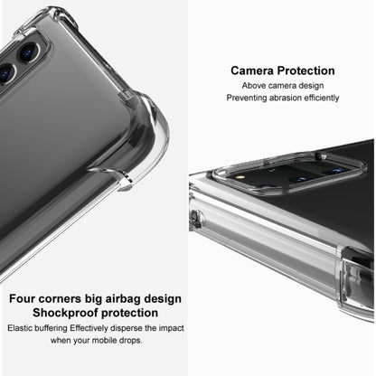 For Google Pixel 6 Pro IMAK All-inclusive Shockproof Airbag TPU Case with Screen Protector(Transparent) - Google Cases by imak | Online Shopping UK | buy2fix