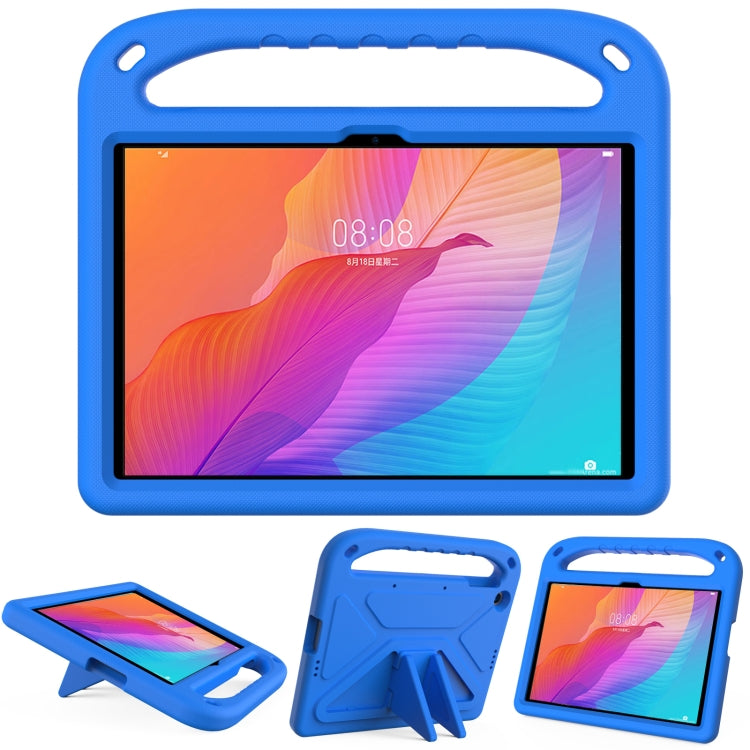 For Huawei Enjoy Tablet 2 / MatePad T10 / T10s Portable Handle EVA Shockproof Anti Falling Protective Case with Triangle Holder(Blue) - Huawei by buy2fix | Online Shopping UK | buy2fix