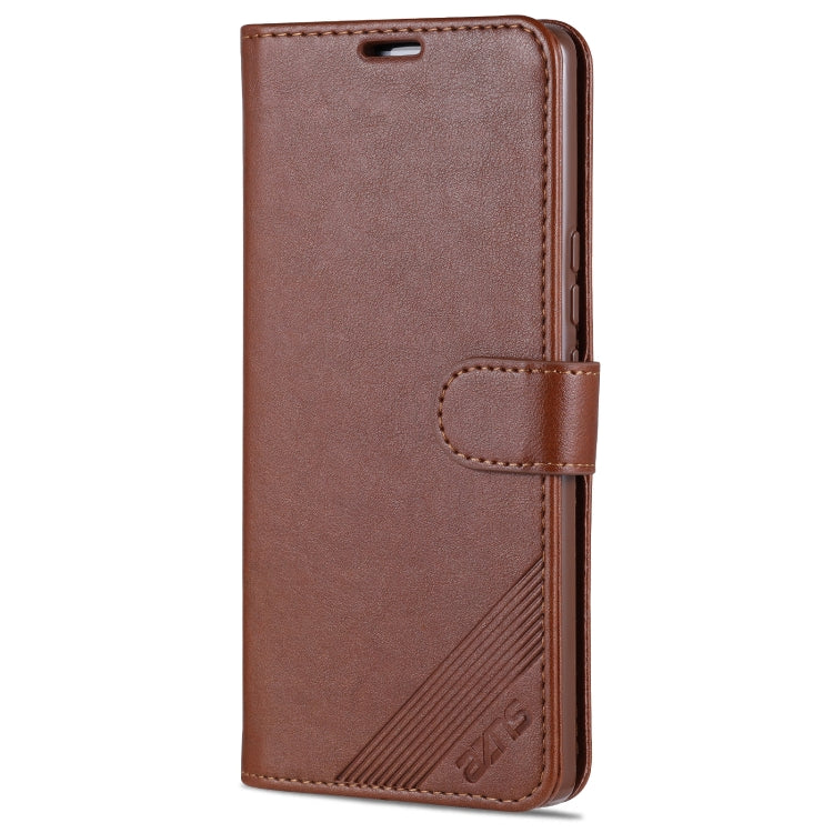 AZNS Sheepskin Texture Horizontal Flip Leather Case with Holder & Card Slots & Wallet For Honor 50(Brown) - Honor Cases by AZNS | Online Shopping UK | buy2fix