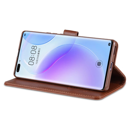 AZNS Sheepskin Texture Horizontal Flip Leather Case with Holder & Card Slots & Wallet For Honor 50(Brown) - Honor Cases by AZNS | Online Shopping UK | buy2fix