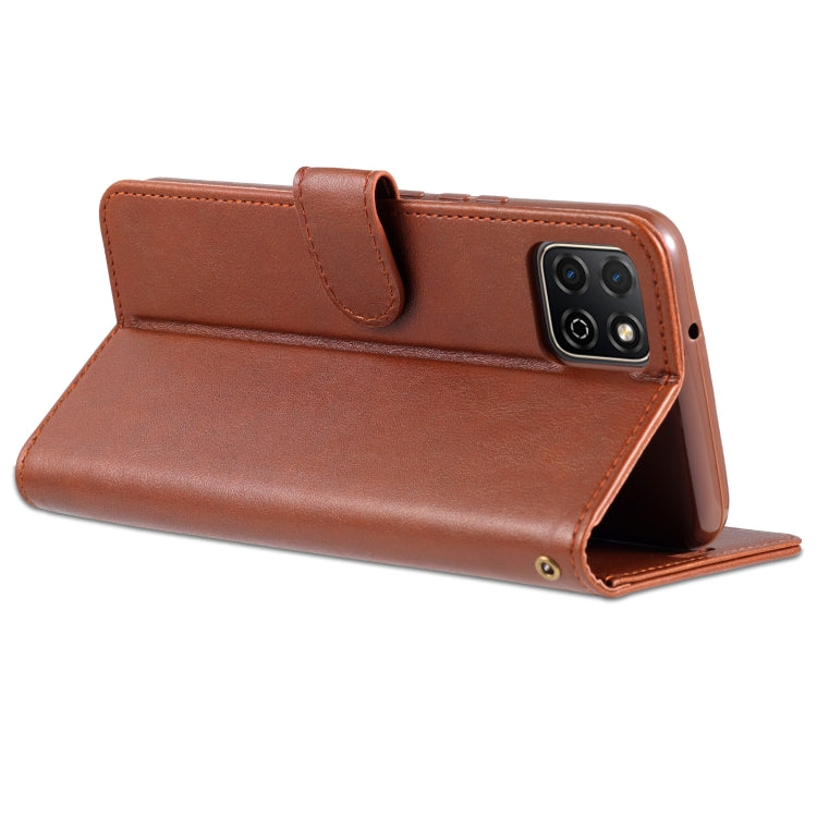 AZNS Sheepskin Texture Horizontal Flip Leather Case with Holder & Card Slots & Wallet For Honor Play 20(Brown) - Honor Cases by AZNS | Online Shopping UK | buy2fix