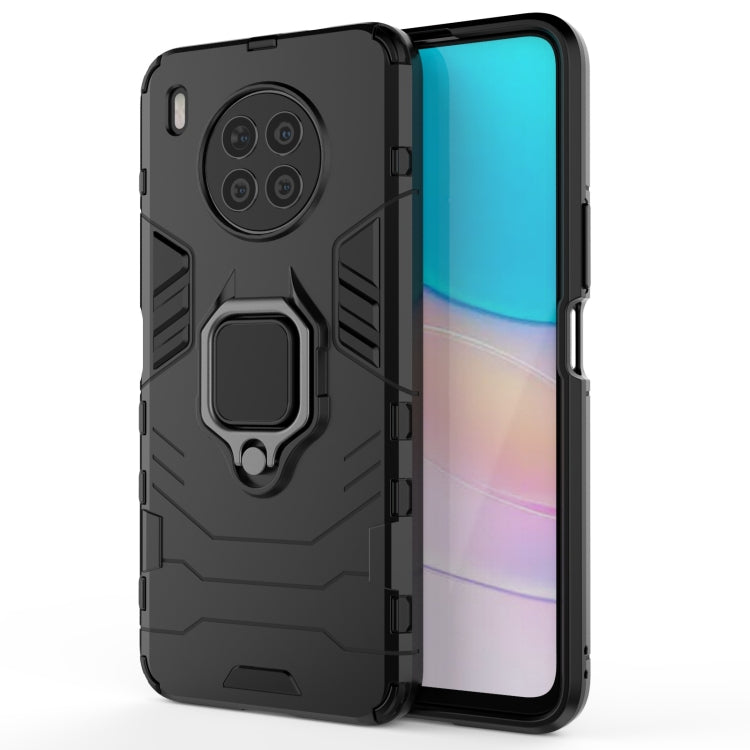 For Huawei nova 8i Foreign Version Shockproof PC + TPU Protective Case with Magnetic Ring Holder(Black) - Huawei Cases by buy2fix | Online Shopping UK | buy2fix