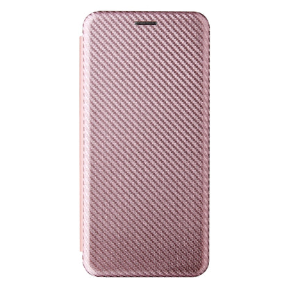 Carbon Fiber Texture Horizontal Flip TPU + PC + PU Leather Case with Card Slot For Motorola Edge 20 Lite(Pink) - Motorola Cases by buy2fix | Online Shopping UK | buy2fix