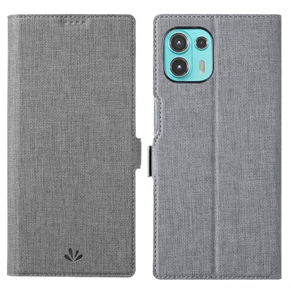 ViLi K Series Shockproof TPU + PU Leather Magnetic Buckle Horizontal Flip Case with Card Slots & Wallet & Holder For Motorola Moto Edge 20 Lite(Grey) - Motorola Cases by ViLi | Online Shopping UK | buy2fix