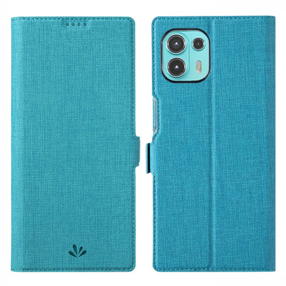 ViLi K Series Shockproof TPU + PU Leather Magnetic Buckle Horizontal Flip Case with Card Slots & Wallet & Holder For Motorola Moto Edge 20 Lite(Blue) - Motorola Cases by ViLi | Online Shopping UK | buy2fix