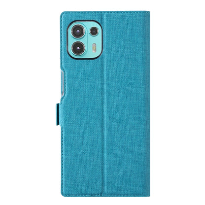 ViLi K Series Shockproof TPU + PU Leather Magnetic Buckle Horizontal Flip Case with Card Slots & Wallet & Holder For Motorola Moto Edge 20 Lite(Blue) - Motorola Cases by ViLi | Online Shopping UK | buy2fix