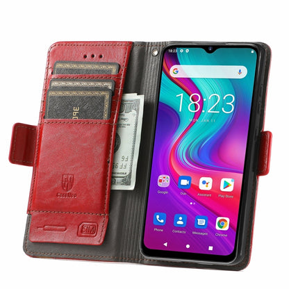 For Doogee X96 Pro CaseNeo Business Splicing Dual Magnetic Buckle Horizontal Flip PU Leather Case with Holder & Card Slots & Wallet(Red) - More Brand by buy2fix | Online Shopping UK | buy2fix