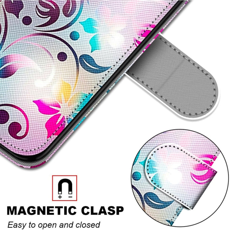 For Nokia G20 / G10 / 6.3 Coloured Drawing Cross Texture Horizontal Flip PU Leather Case with Holder & Card Slots & Wallet & Lanyard(Gradient Colorful Flower) - Nokia Cases by buy2fix | Online Shopping UK | buy2fix